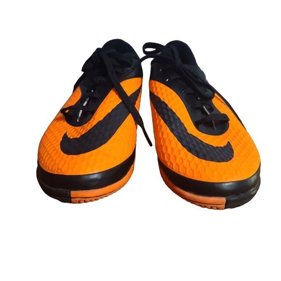 Nike Hypervenom black and orange sneakers kids 5Y - Picture 8 of 11